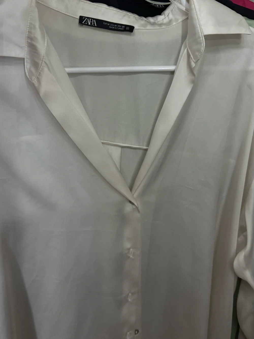 Women’s classic Button-Up Shirt - White, Sage, Black, Fuchsia